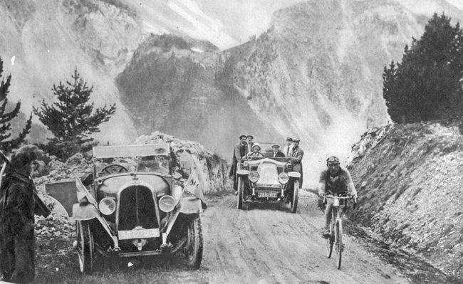 Ottavio bottecchia on the Izoard in the 1925 Tour de France