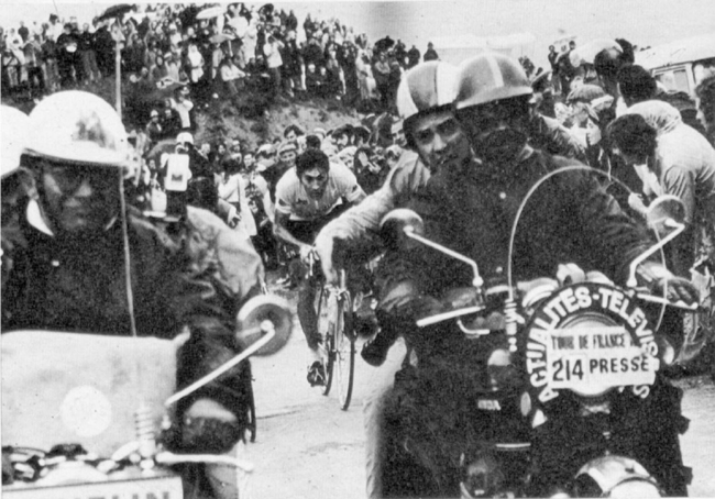 Eddy Mercks on the Tourmalet