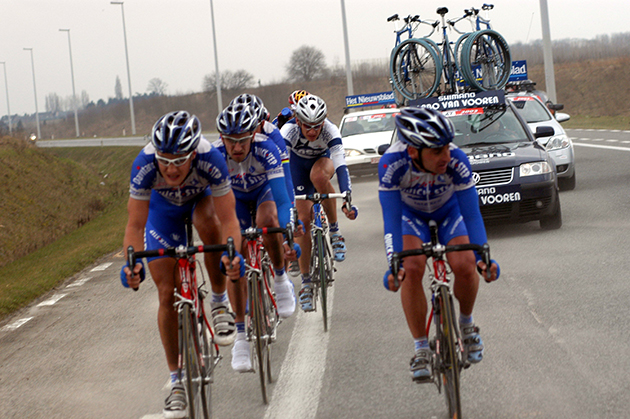 Tom Boonen and paolo Bettini