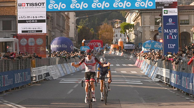 Tour of Lombardy finish