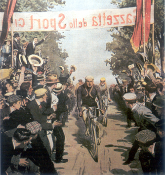 A Giro stage finish