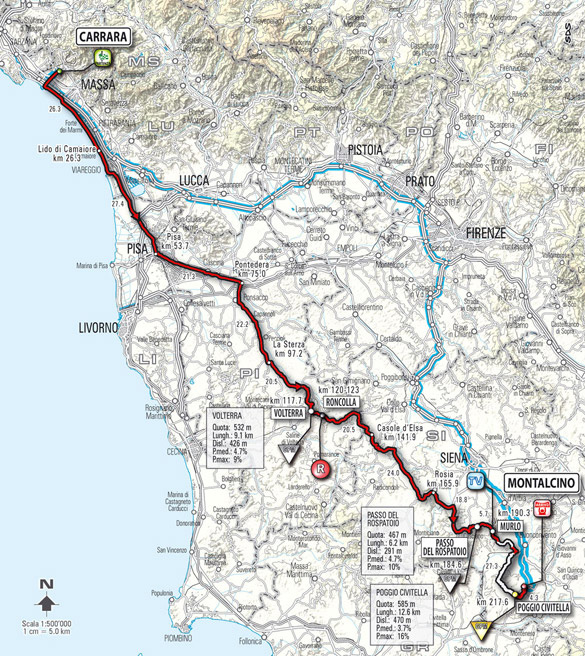 Stage 7 route map