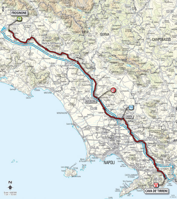 Stage 9 route map