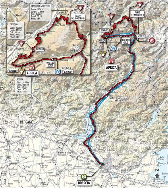 Stage 19 route map