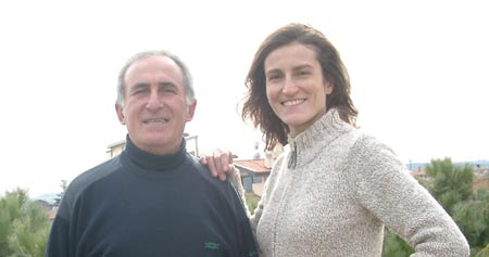 Valeria Paoletti and Franco Bitossi