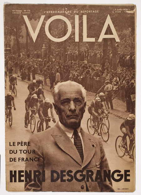 Desgrange n the cover of Voila magazine