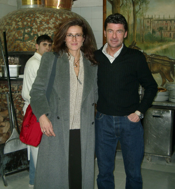 Valeria Paoletti and Gianni Bugno