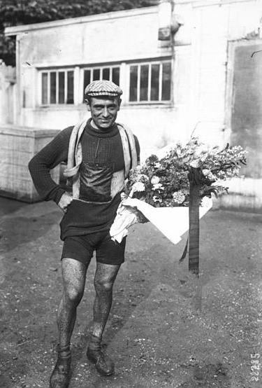 Eugene Christophe after the 1912 Tour de France