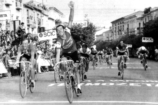 Roger de Vlaeminck wins stage 6 in the 1975 Giro d'Italia