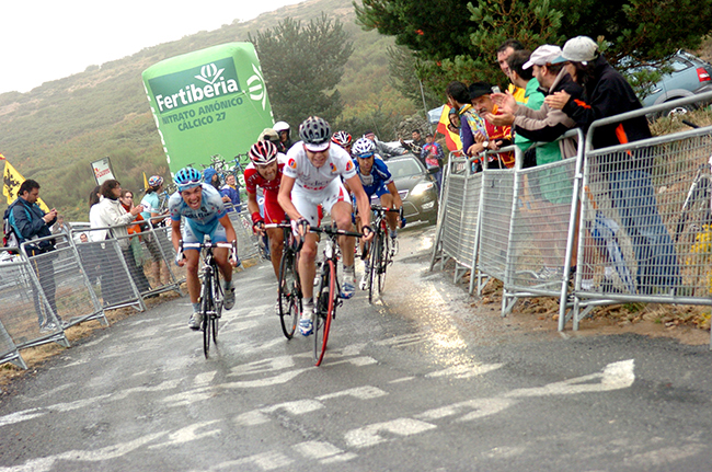 Cadel Evans at the 2007 Vuelta