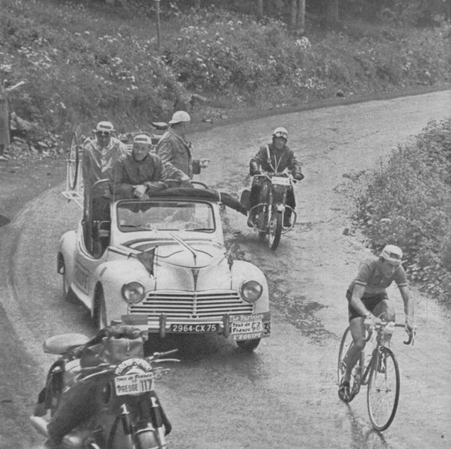 Charly Gaul in the 1958 Tour de France