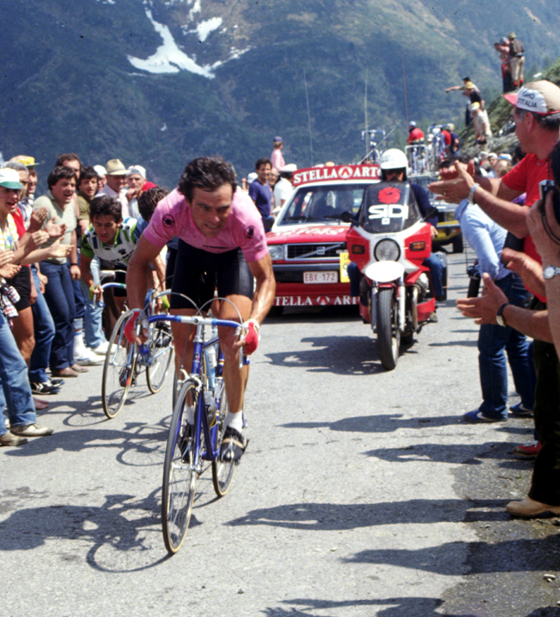 Beranrd Hinault in the 1982 Giro d'Italia