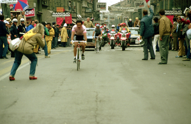 Sarooni rides the 1983 Giro d'Italia stage 13 time trial
