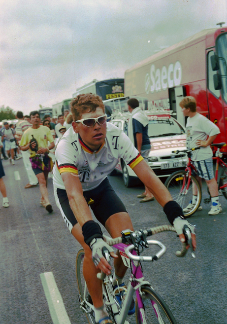 Jan Ullrich at stage 6 of the 1997 Tour de France