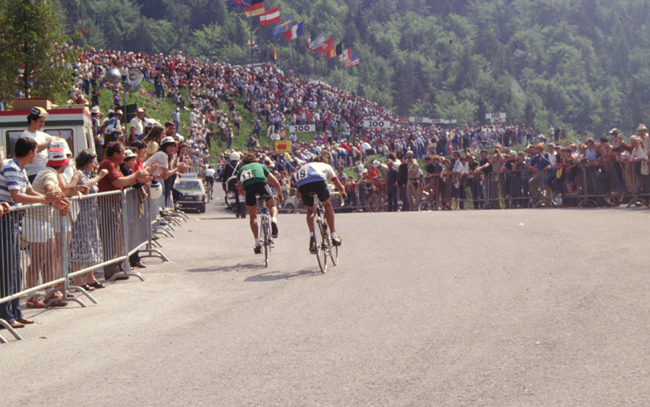 Lucien van Impe riding stage 18 of the 1982 Giuro d'Italia