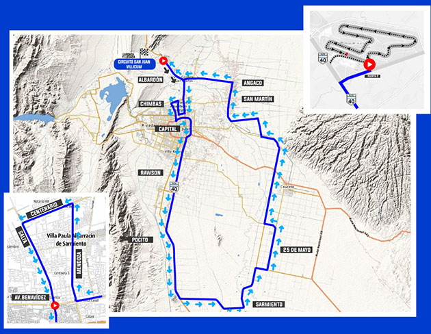 Profiles & Route Vuelta a San Juan 2023