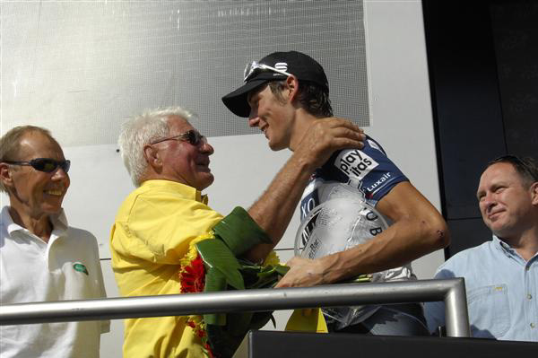 Raymond Poulidor and Andy Schleck