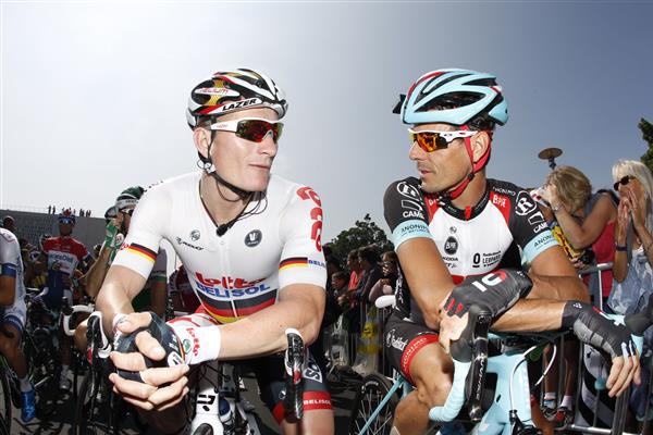 Andre Greipel and Andreas Kloden