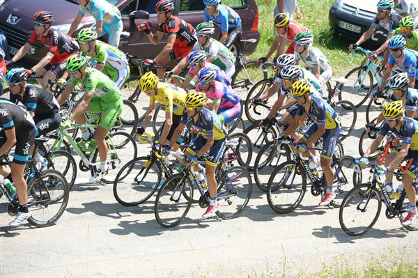 Alberto Contador and Chris Froome