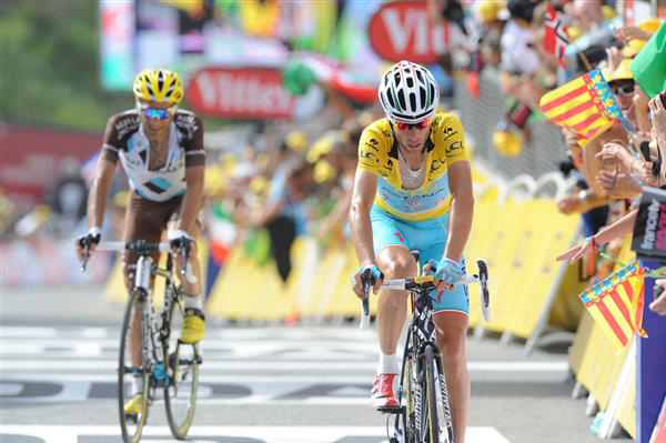 Vincenzo Nibali and JC peraud