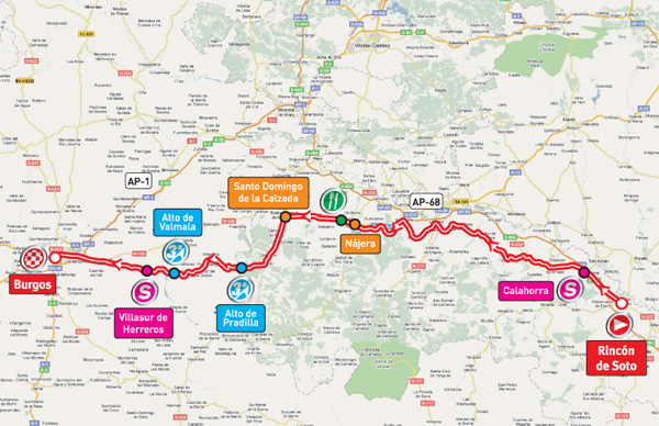 Stage 13 route map