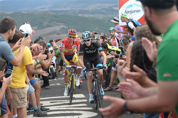 Chris Froome and Alberto Contador