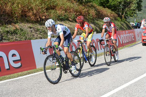 Alejandro VAlverde, Alberto Contador and Joaquin Rodriguez