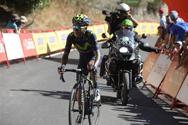 Nairo  Quintana on the final climb