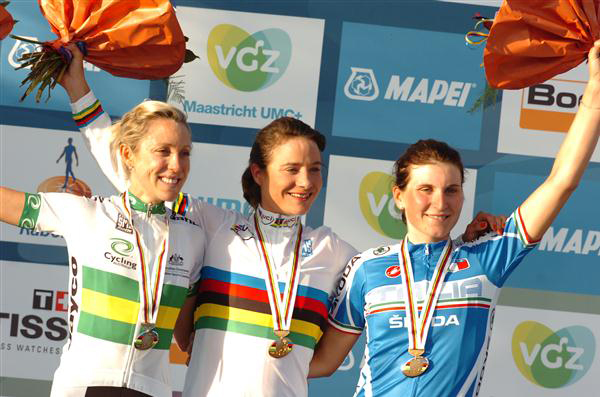 Elite Womens road race podium