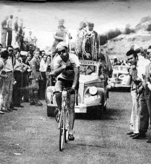 Koblet in the 1950 Giro