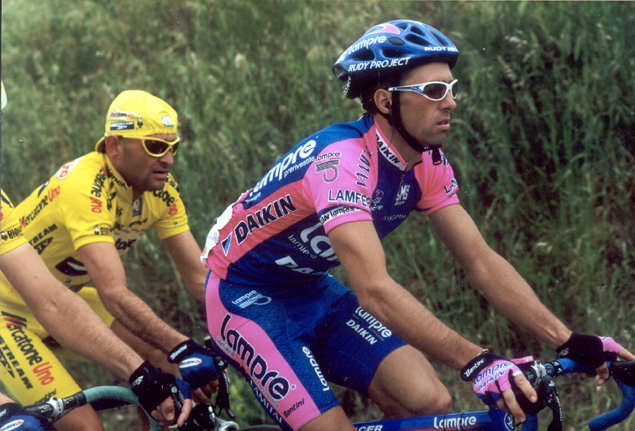 Gilberto Simoni and Marco Pantani