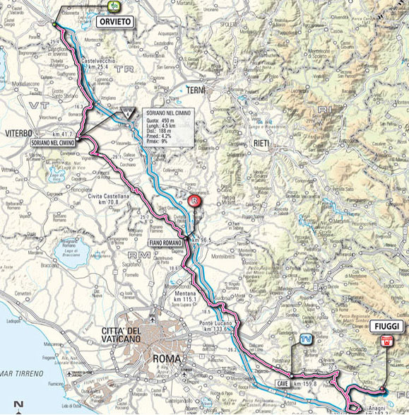 Stage 6 route map