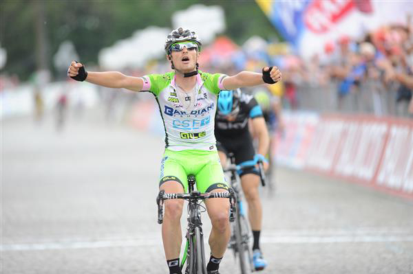 Enrico Battaglin wins stage 14