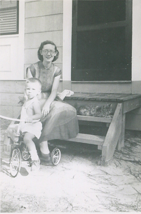 Bill with Mom and Trike
