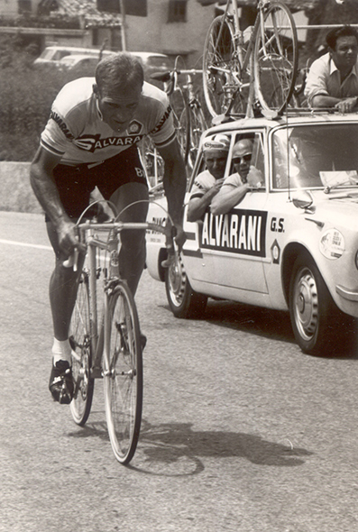 Rudi Altig riding the 1968 Giro d'Italia