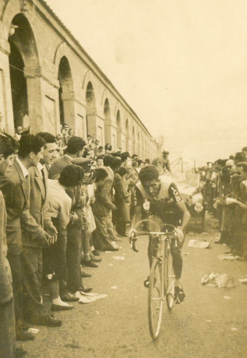 Federico Bahamontes in the 1956 Giro d'Italia