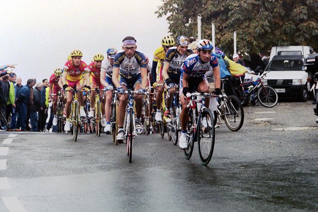 Paolo Bettini in the 1998 Giro di Lombardia