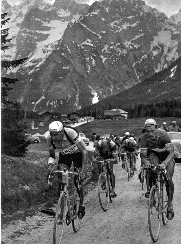 Coppi, Kulber and Bobet in the 1951 Giro d'Italia