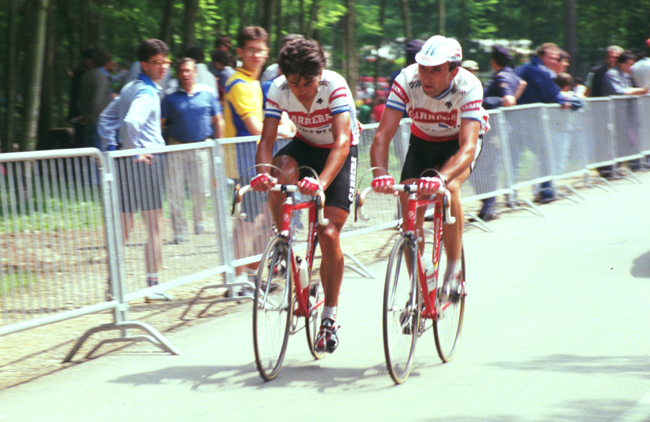 Claudio Chiappuci at the 1985 Giro del Veneto