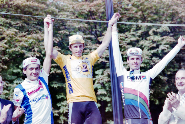 1989 Tour de France podium