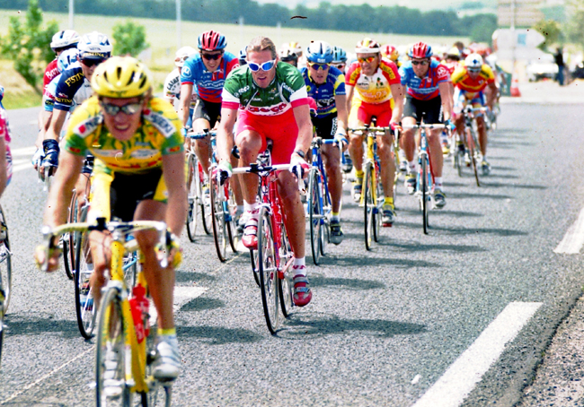 Cipollini rides stage 4 of the 1996 Tour de France