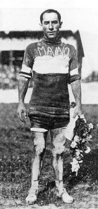 Costante Girardegno after winning the 1923 Giro d'Italia