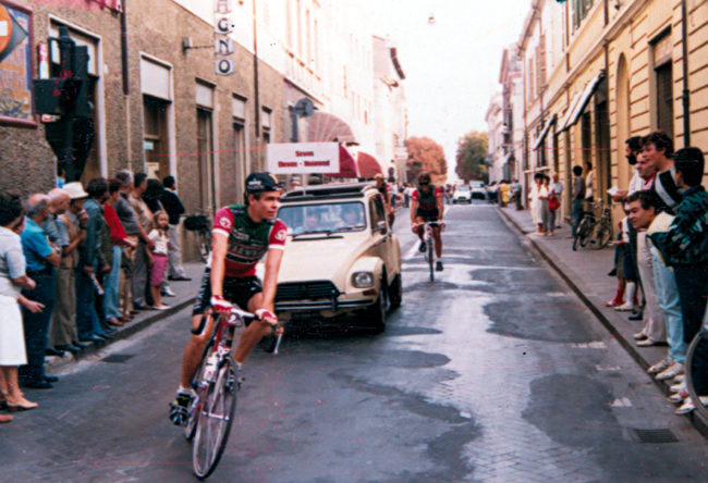 Andy Hampsten at the 1985 Coppa placci
