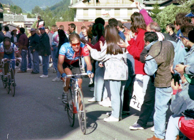 Hampsten ins tage 15 of the 1994 Giro