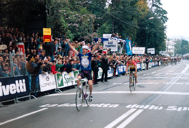 Kelly in the 1992 Milano San Remo