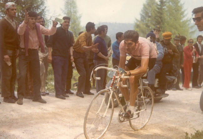 Eddy Merckx in stage 19 of the 1970 Giro