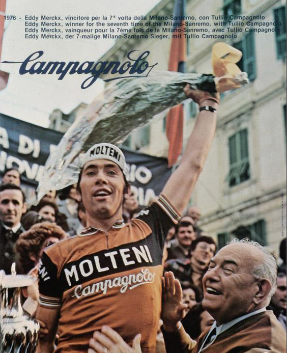 Eddy Merckx and Tullio Campagnolo