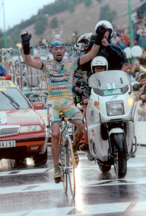 Pantani wins Tour de France stage 15