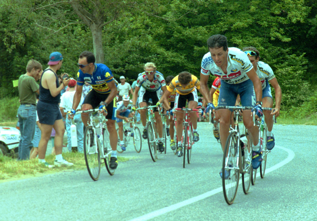 Roche in the 17th stage of the 1993 Giro
