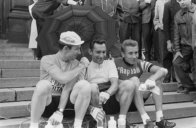Seamus Elliot, Jean Stablinski and Jacques Anquetil